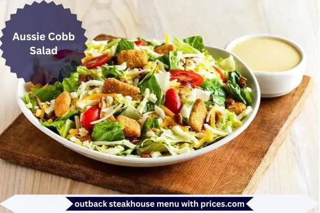 Aussie Cobb Salad Menu with Prices