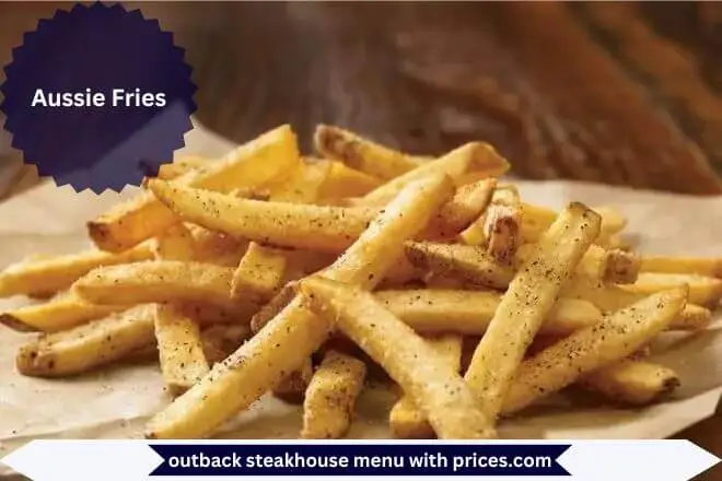 Aussie Fries Menu with Prices