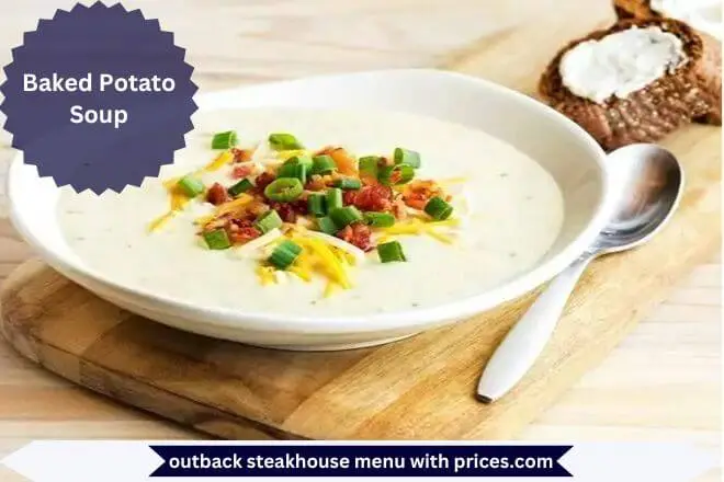 Baked Potato Soup Menu with Prices