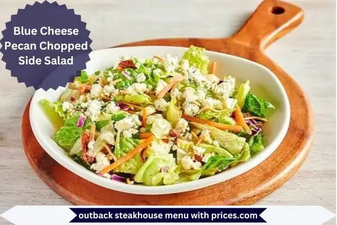 Blue Cheese Pecan Chopped Side Salad Menu with Prices