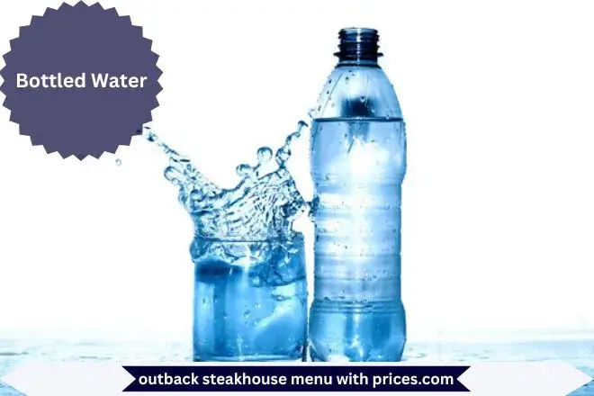 Bottled Water Menu with Prices