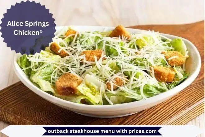 Brisbane Caesar Salad Menu with Prices