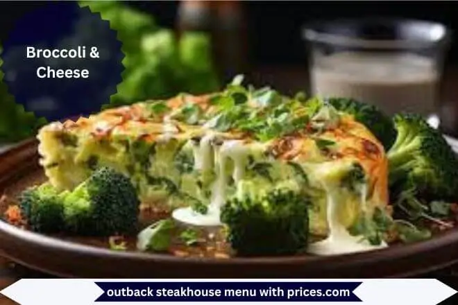 Broccoli & Cheese Menu with Prices