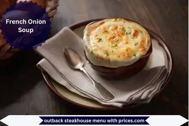 French Onion Soup Menu with Prices