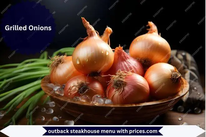 Grilled Onions Menu with Prices