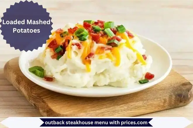 Loaded Mashed Potatoes Menu with Prices