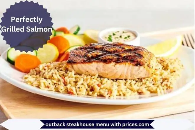 Perfectly Grilled Salmon Menu With Prices