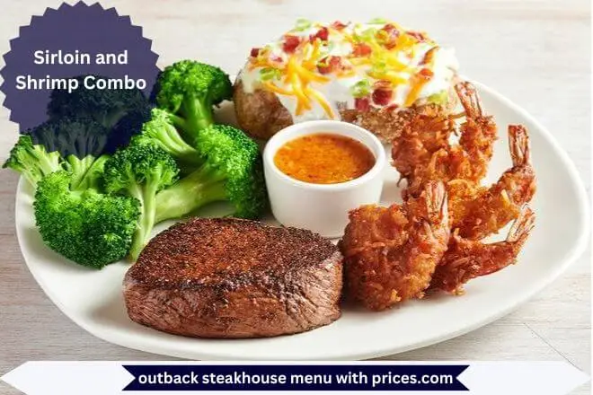 Sirloin and Shrimp Combo Menu With Prices