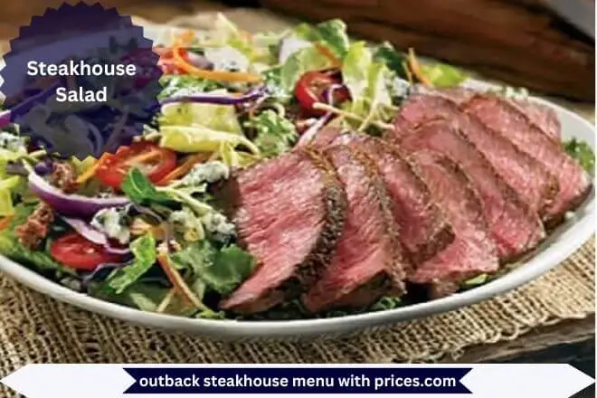 Steakhouse Salad Menu with Prices