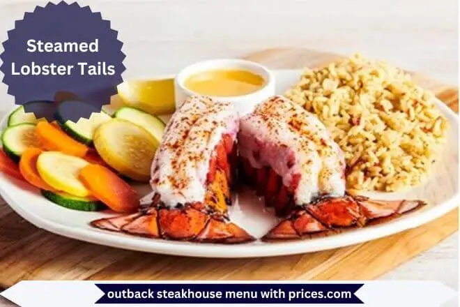 Steamed Lobster Tails Menu With Prices