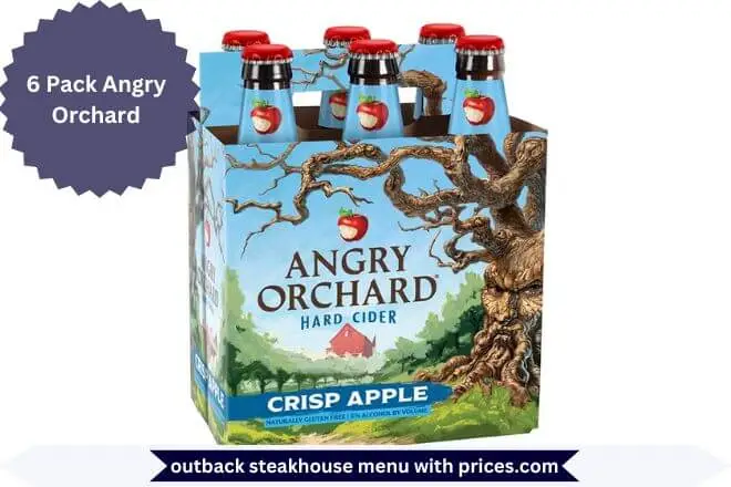 6 Pack Angry Orchard  Menu with Prices
