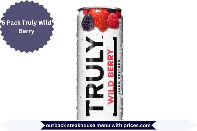 6 Pack Truly Wild Berry Menu with Prices