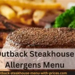 Outback Steakhouse Allergens Menu